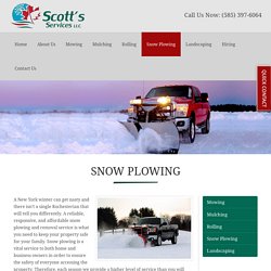 Residential & Commercial Snow Plowing Webster