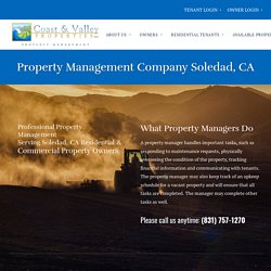 Find The Best Property Manager Soledad CA