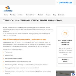 Residential, Commercial & Industrial Painting Services in Kings Cross