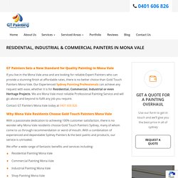 Residential, Commercial & Industrial Painting Services in Mona Vale