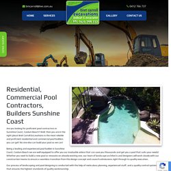 Residential Pool Contractors, Builders Sunshine Coast, Coolum Beach