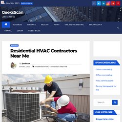 Residential HVAC Contractors Near Me