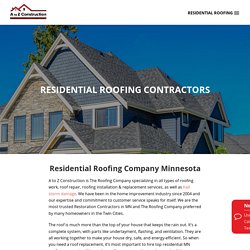 Roofing contractors