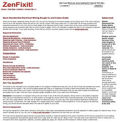 Basic Residential Electrical Wiring Circuits Rough In and Codes Guide