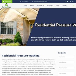 Residential Pressure Washing Los Angeles – EnviroStripe