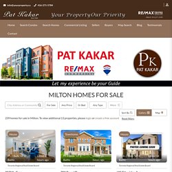 Offering Milton Homes For Sale Now