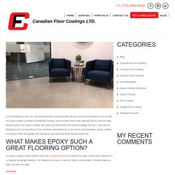 Epoxy for Residential Floors – It's Not Just for Garage Floor Coating