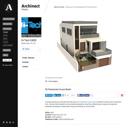 Architectural 3D House Model: 3D Residential Building