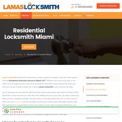 Home Key Services Miami-Lamas Locksmith