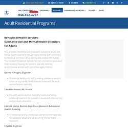 Adult Residential Programs - Holy Cross Services Michigan