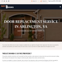 Residential Door Replacement Around Arlington, VA