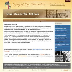 About Residential Schools