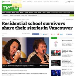 Residential school survivors share their stories