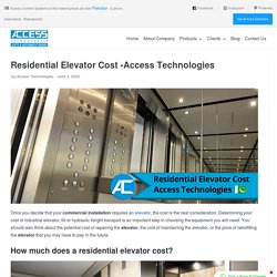 Residential Elevator Cost -Access Technologies - Access Technologies