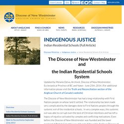 Indian Residential Schools (Full Article)