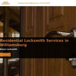 Residential Locksmith Services in Williamsburg