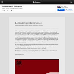Residual Spaces Re-invented on the Behance Network
