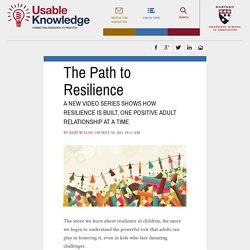 The Path to Resilience