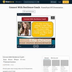 Connect With Resilience Coach