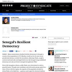"Senegal’s Resilient Democracy" by Alfred Stepan and Etienne Smith