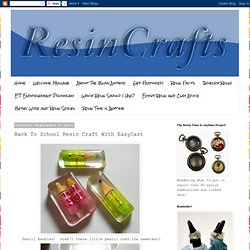 Back To School Resin Craft With EasyCast