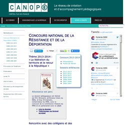 Canopé Créteil - Concours national de la Résistance et de la Déportation
