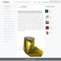Heat Resistant Tapes for Better Engine Performance