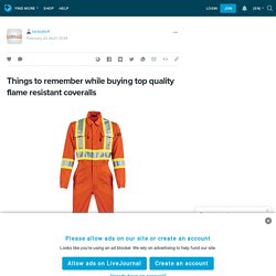 Things to remember while buying top quality flame resistant coveralls