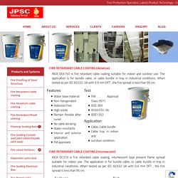 Fire Resistant Paint India, Fire Retardant Cable Coating - JPSC Solutions