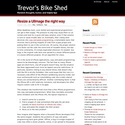 Resize a UIImage the right way — Trevor’s Bike Shed