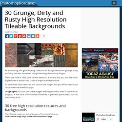 30 Grunge, Dirty and Rusty High Resolution Tileable Backgrounds