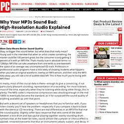 Why Your MP3s Sound Bad: High-Resolution Audio Explained - Better Sound, Vinyl, and FLAC
