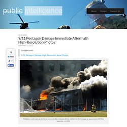 9/11 Pentagon Damage Immediate Aftermath High-Resolution Photos