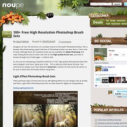 100+ Free High Resolution Photoshop Brush Sets