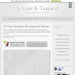 30 Free Seamless Background Textures