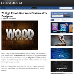 28 High Resolution Wood Textures For Designers