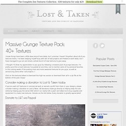 Massive Grunge Texture Pack: 40+ Textures