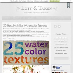Free High Resolution Textures - Lost and Taken