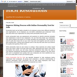 Improve Hiring Process with Online Personality Test for Jobs