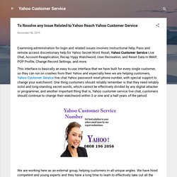 To Resolve any Issue Related to Yahoo Reach Yahoo Customer Service