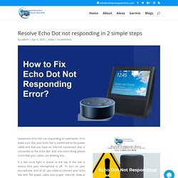 Resolve Echo Dot not responding in 2 simple steps-OCD