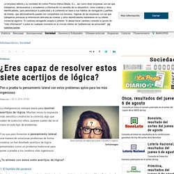¿Eres capaz de resolver estos siete acertijos de lógica?