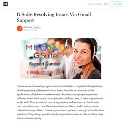 G Suite Resolving Issues Via Gmail Support - Jeff Willow - Medium