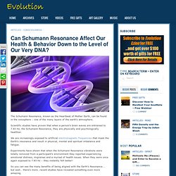 Can Schumann Resonance Affect Our Health & BehaviorEvolution Ezine