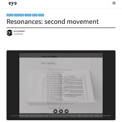 Resonances: second movement – eye.on.art