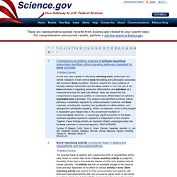 bone resorbing activity: Topics by Science.gov