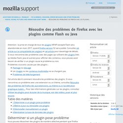 Résoudre des problèmes de Firefox avec les plugins... - Mozilla Support Community
