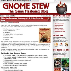 GM’s Day Resource Roundup: 49 Articles from the Stew