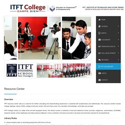 Resource Center — ITFT College