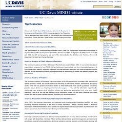 Resource Information: UC Davis MIND Institute